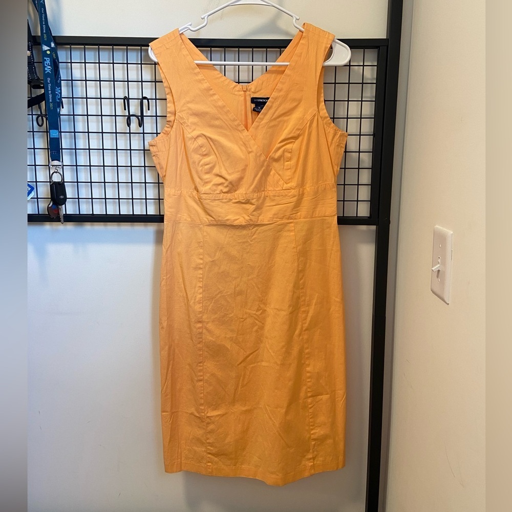 NWOT |‎ GAP women’s orange sleeveless dress — size 10